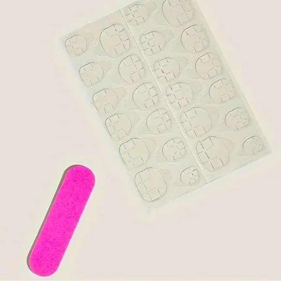 Shimmering Beauty Nail Art Pieces with Elegant Sister Style 24 pcs - Picture 3 of 5